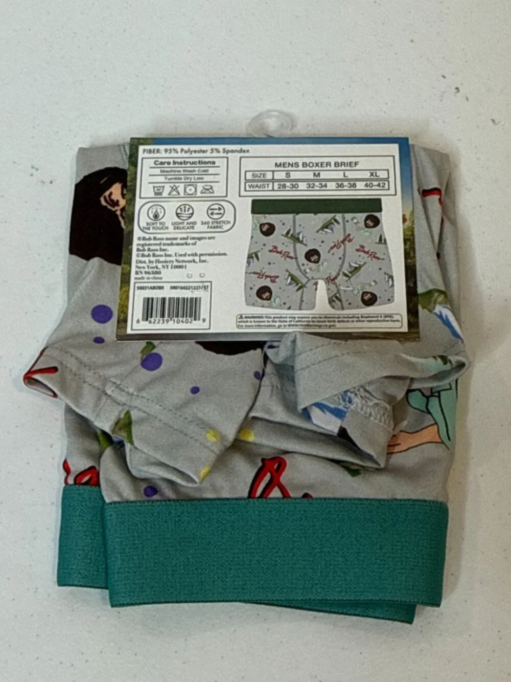 Bob Ross Joy of Painting Men’s Boxer Brief Size M 32-34 New